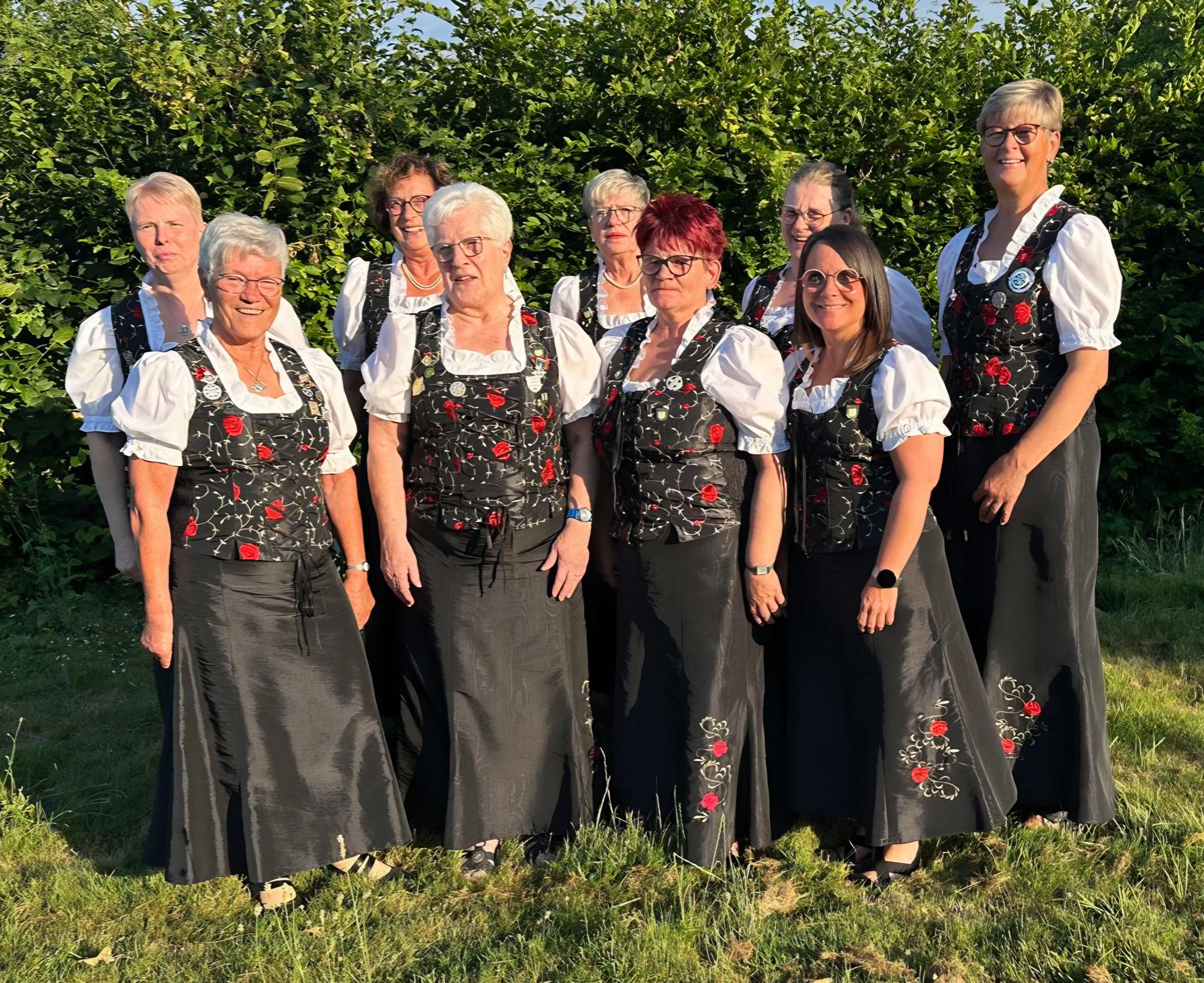 Gruppenbild der Damenabteilung